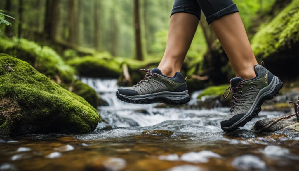 Waterproof walking shoes for women