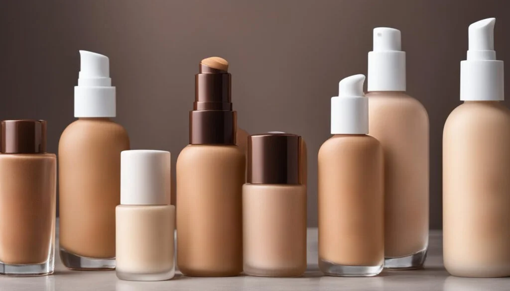 foundation for various skin tones