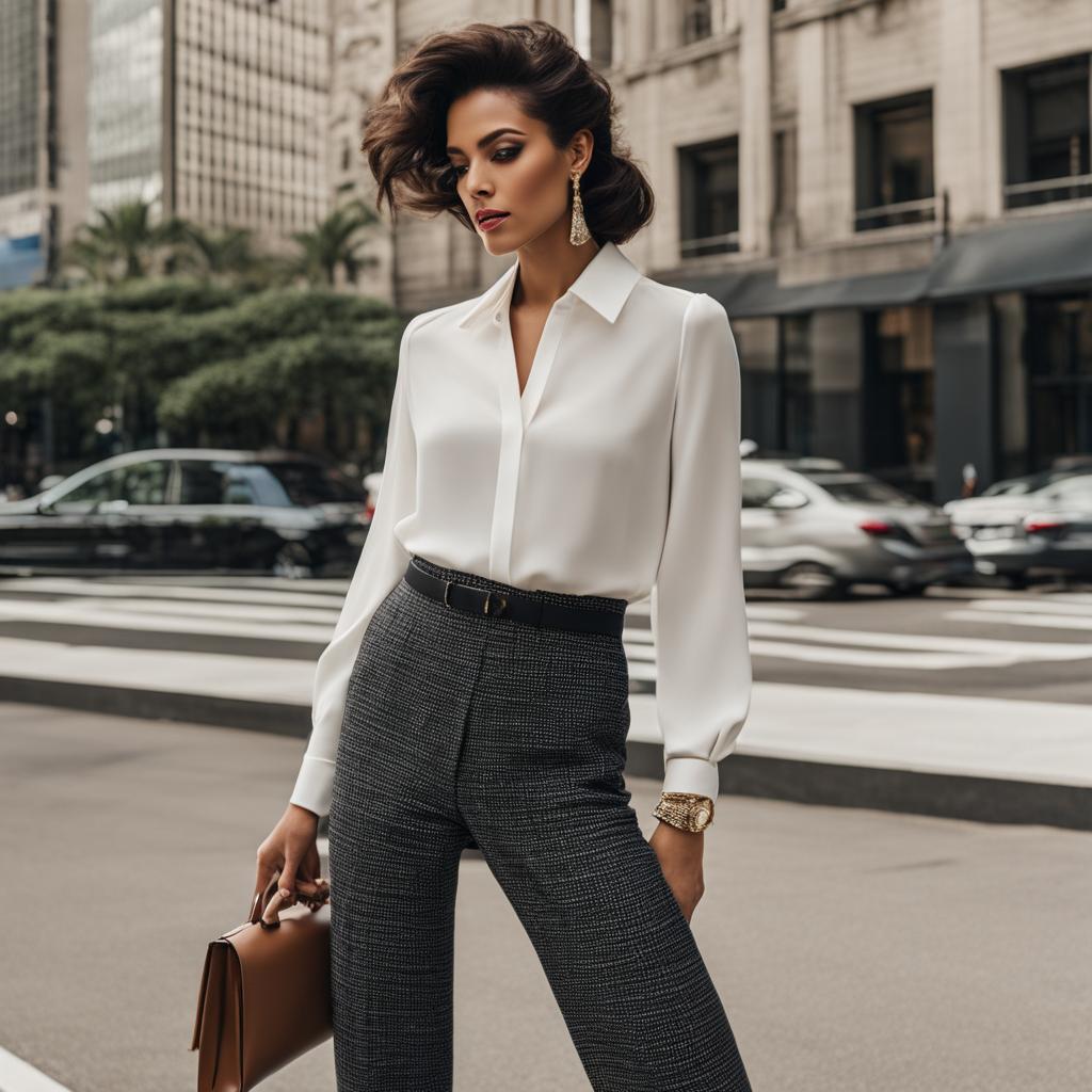 chic blouses for professional woman