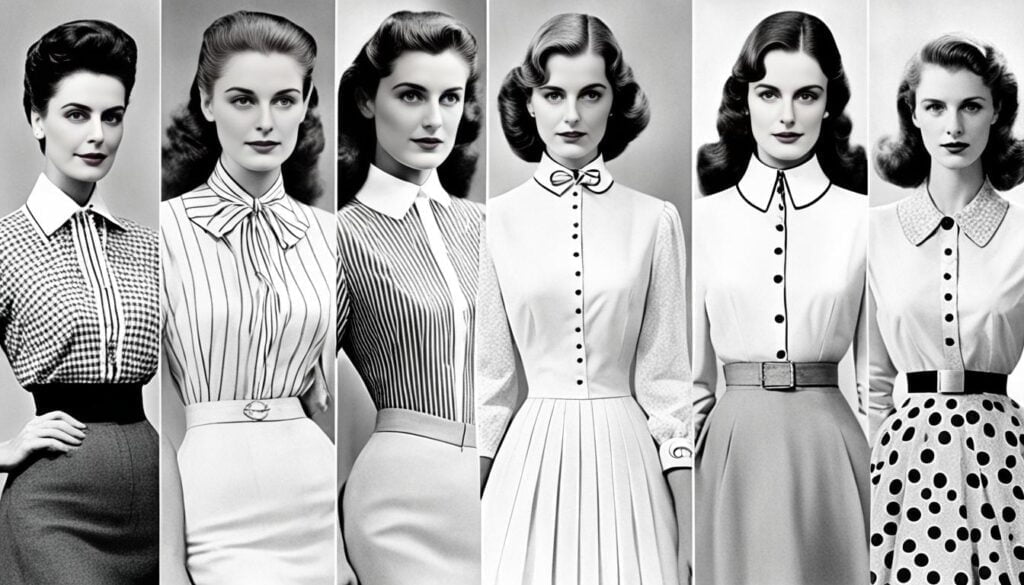 historic transformation of women's shirt designs