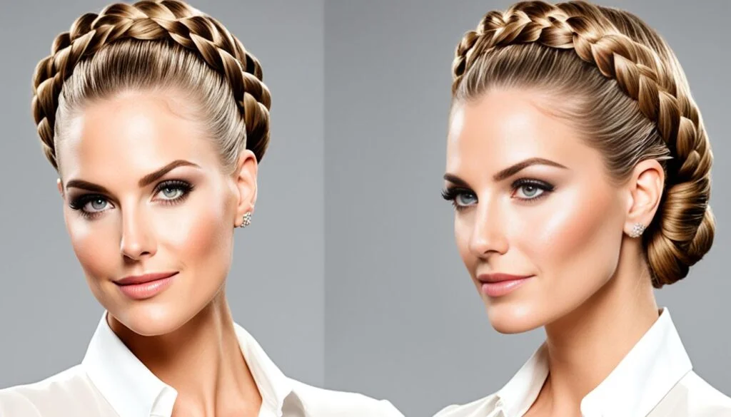 braided updo