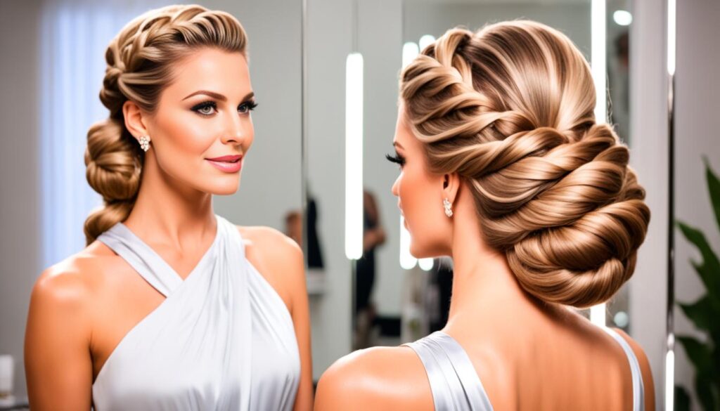 elegant braided updos