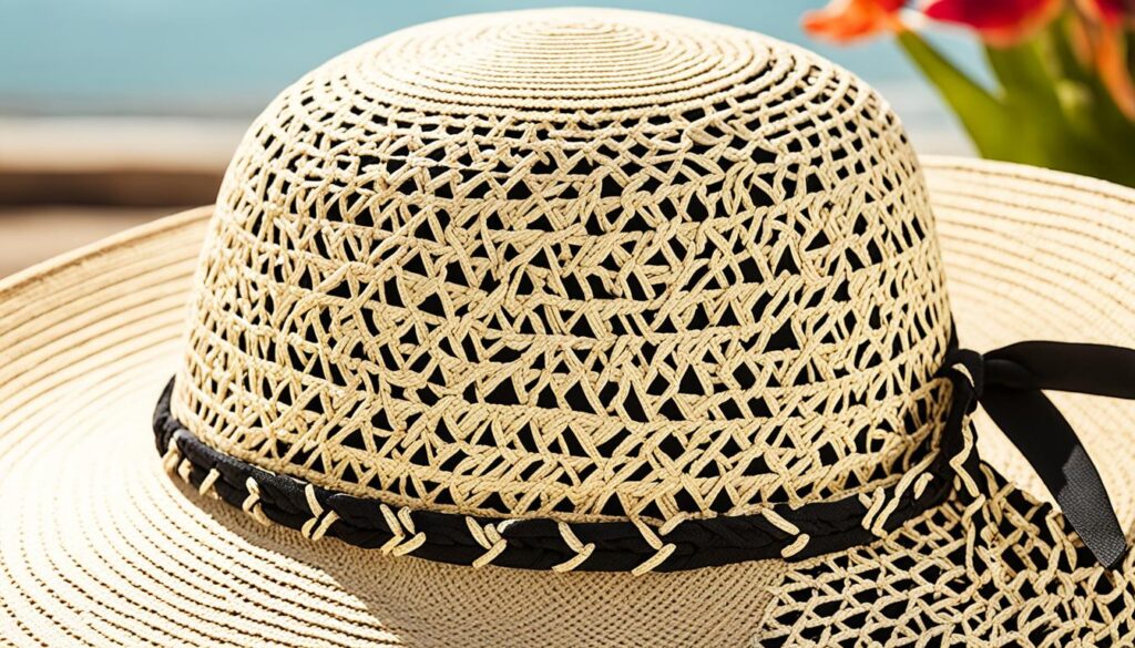 fashionable sun hat