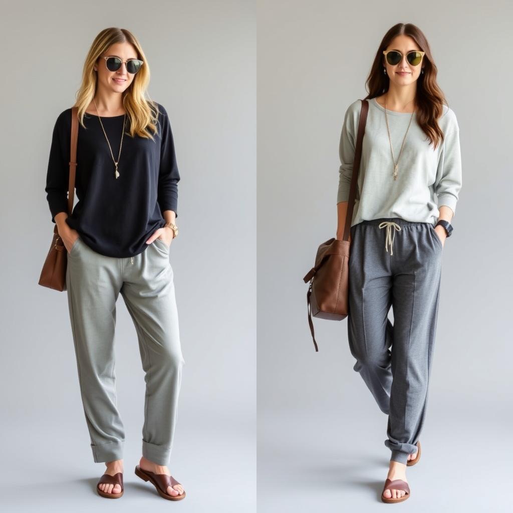 Cotton lounge pants versatility