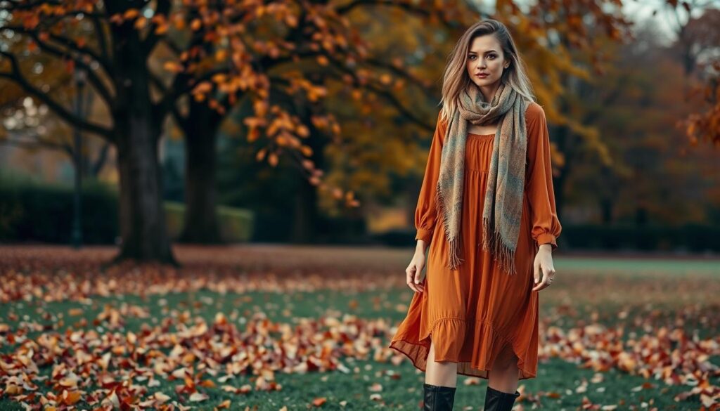 Essential fall woman dress