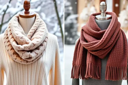 Winter fashion scarf comparison