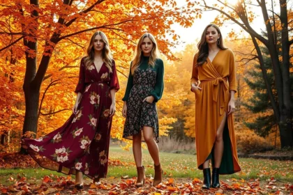 fall woman dress