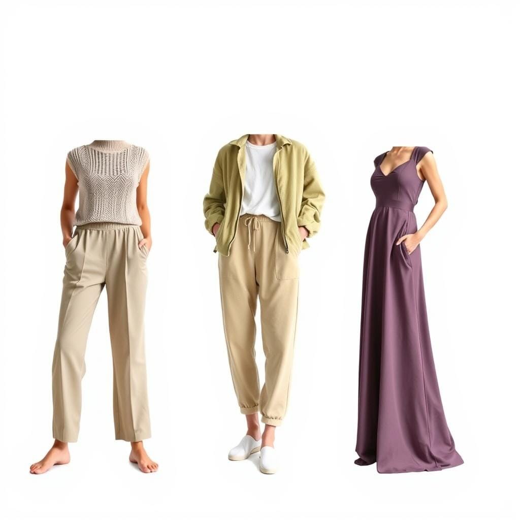 Fashionable relaxation outfits for different times of day