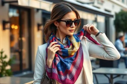 Silk Scarf Styling