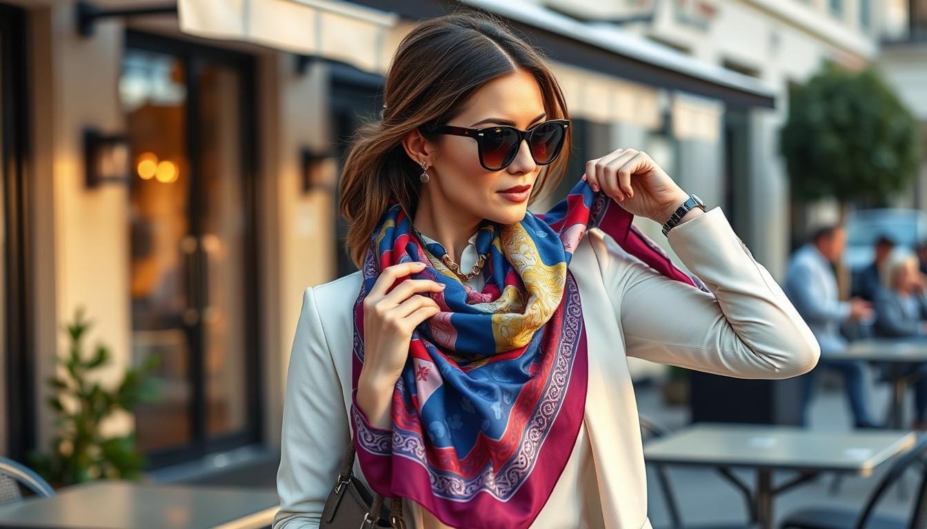 Silk Scarf Styling