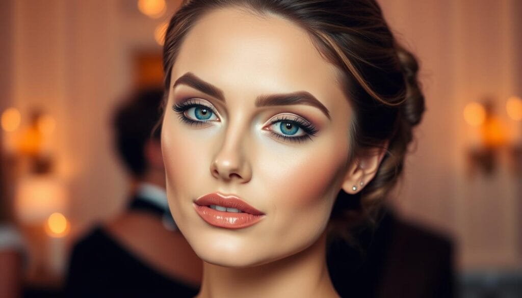 evening makeup for fair skin tones