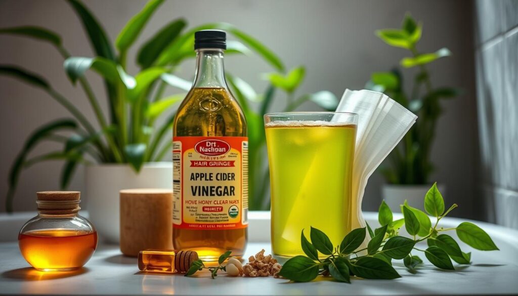 green tea and apple cider vinegar for hair growth