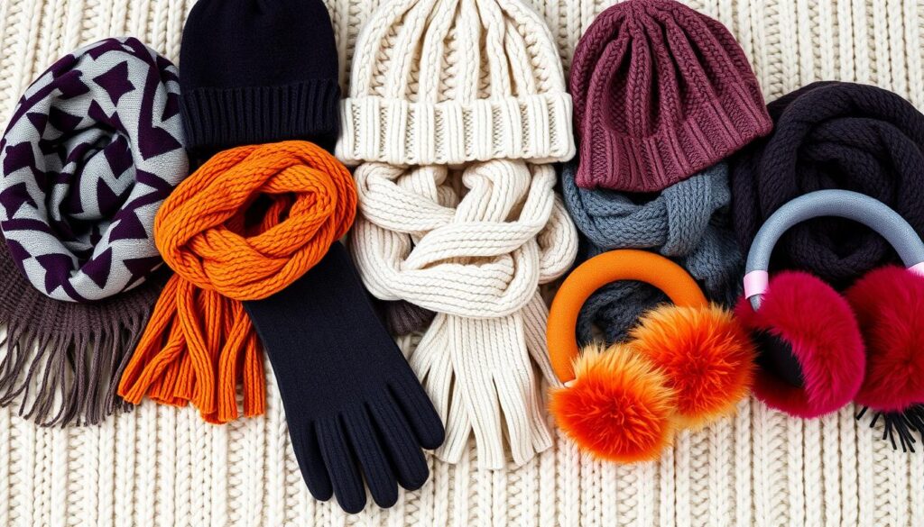 mixing and matching winter accessories