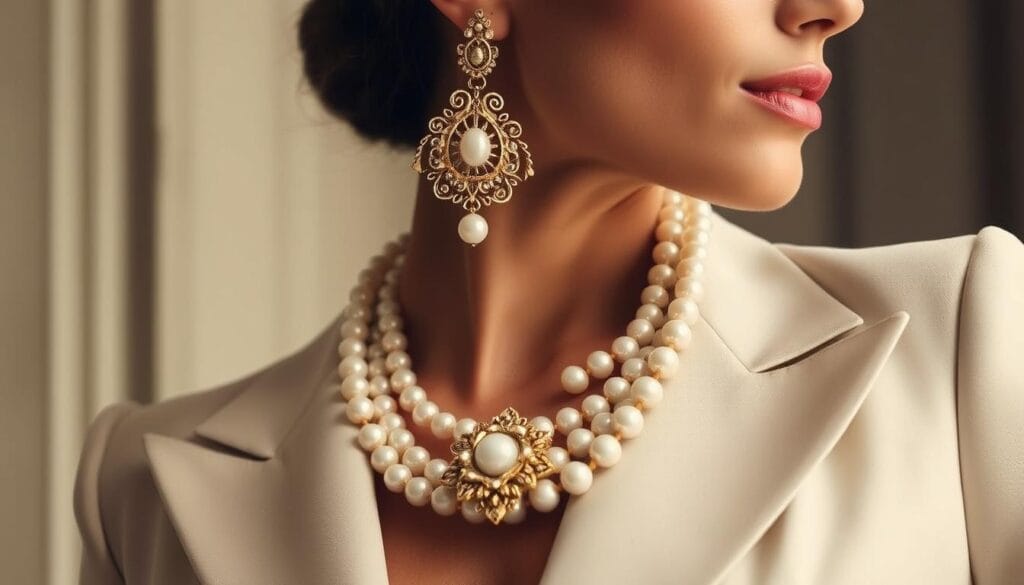 vintage jewelry styling