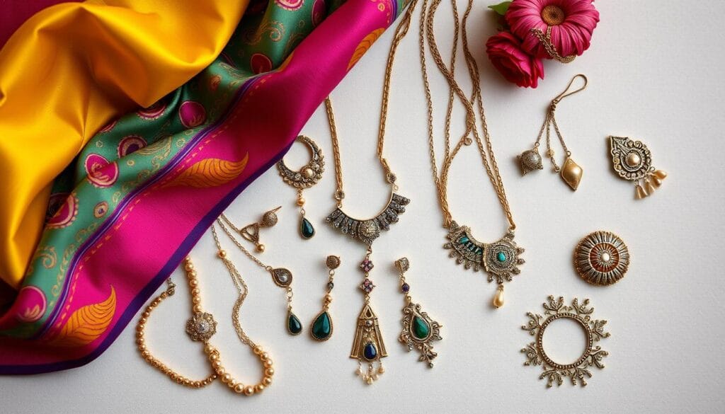 vintage jewelry styling