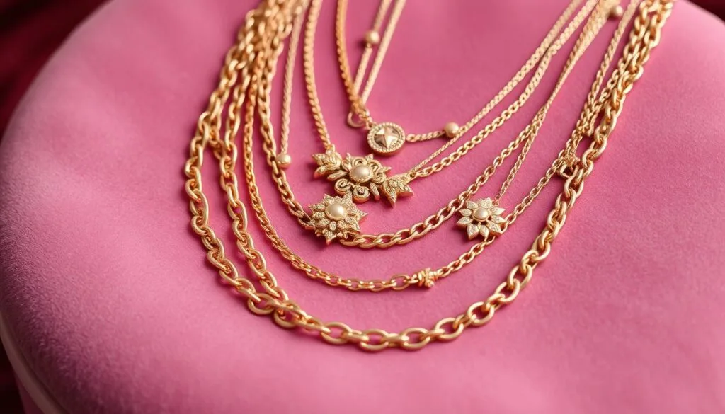 Gold Layered Chains