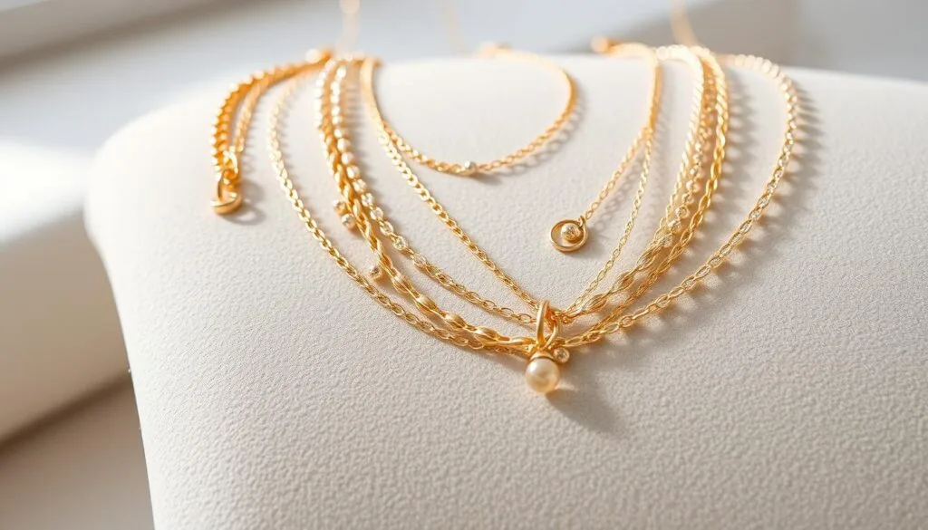 Layered Gold Necklaces