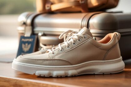 Neutral Leather Sneakers