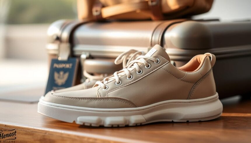 Neutral Leather Sneakers