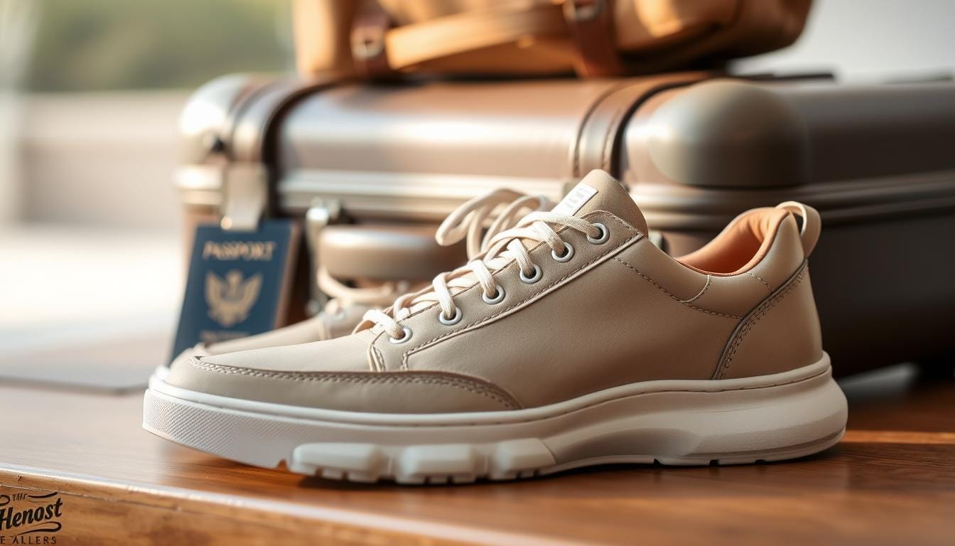 Neutral Leather Sneakers