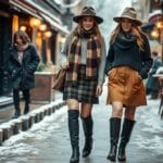 Winter Skirts Styling