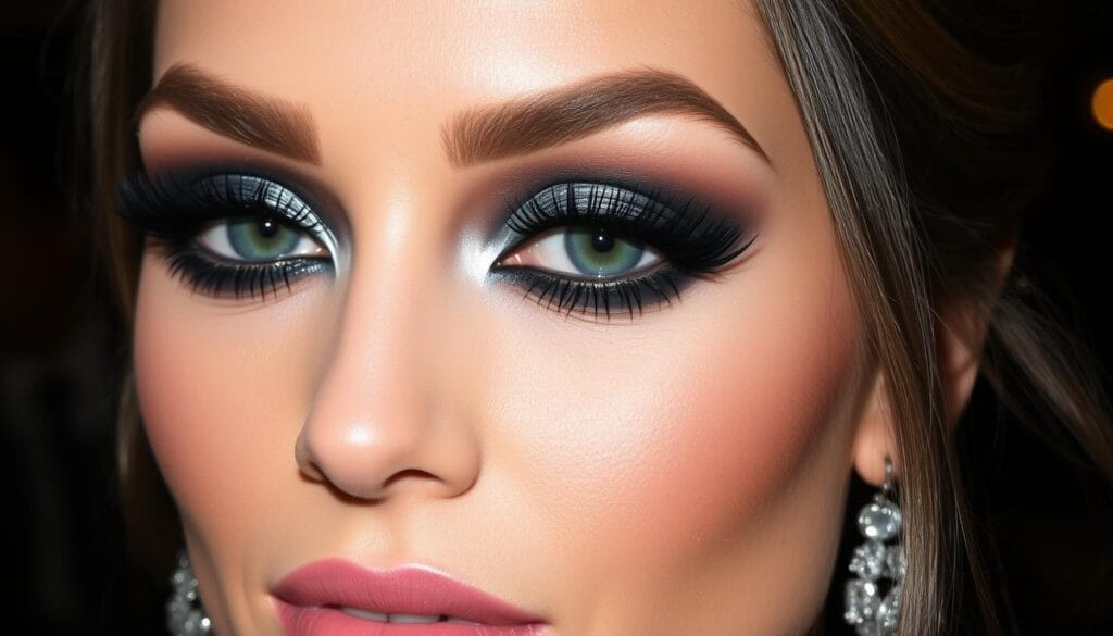 celebrity smoky eye