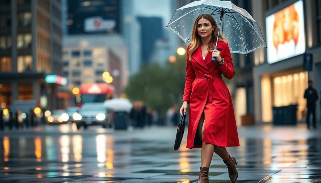 chic wet weather wear