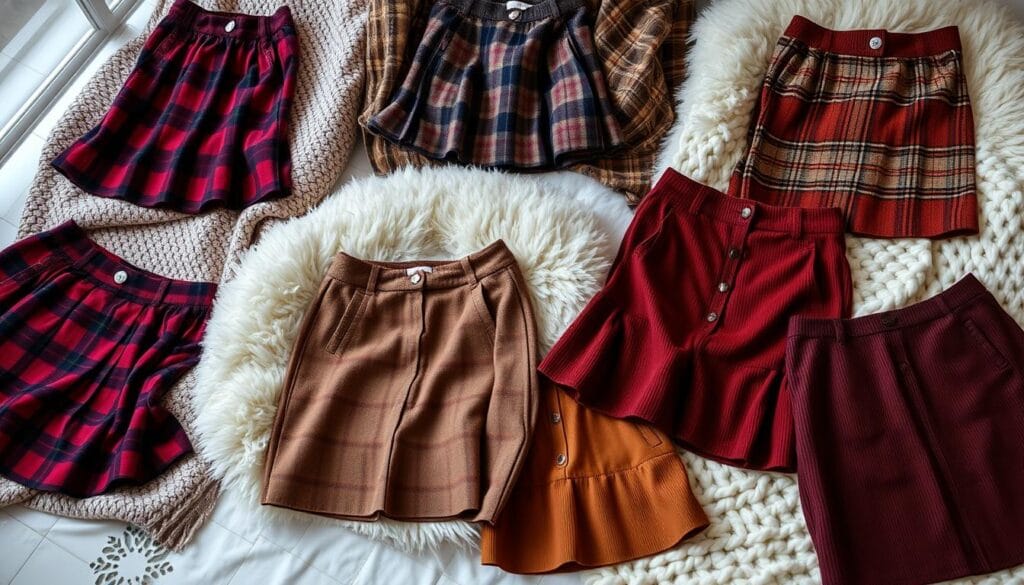 cozy fabrics for skirts