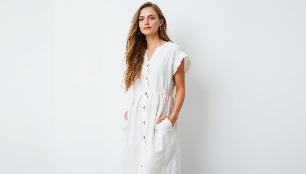 easy-care linen dresses