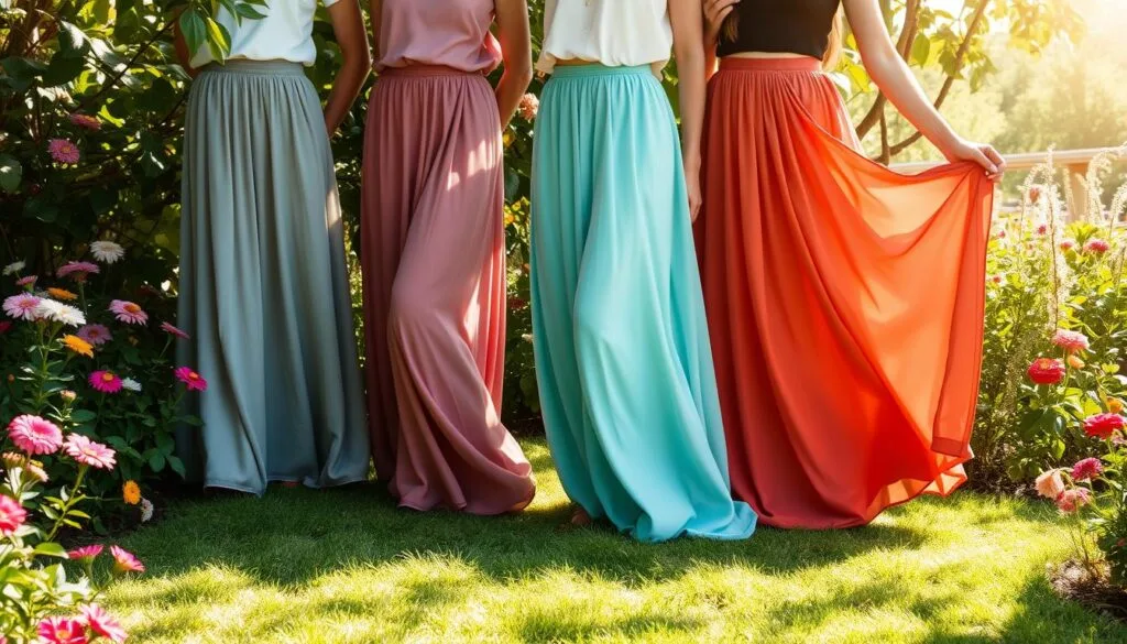 elegant maxi skirts