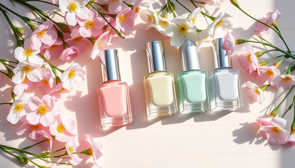 pastel nail polish