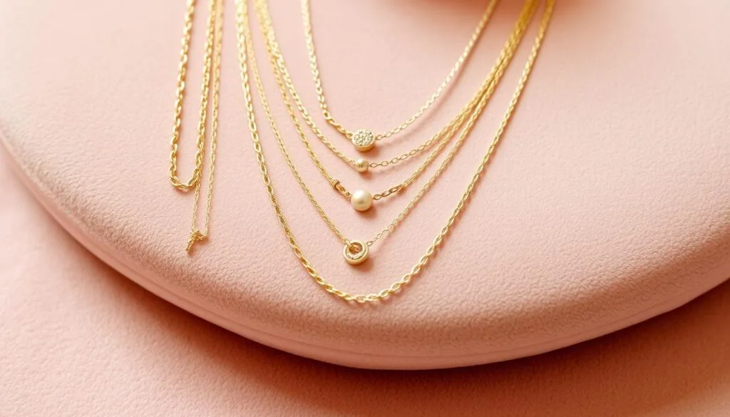 stylish layering necklaces