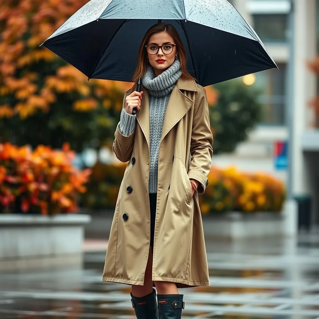 stylish rainwear for women