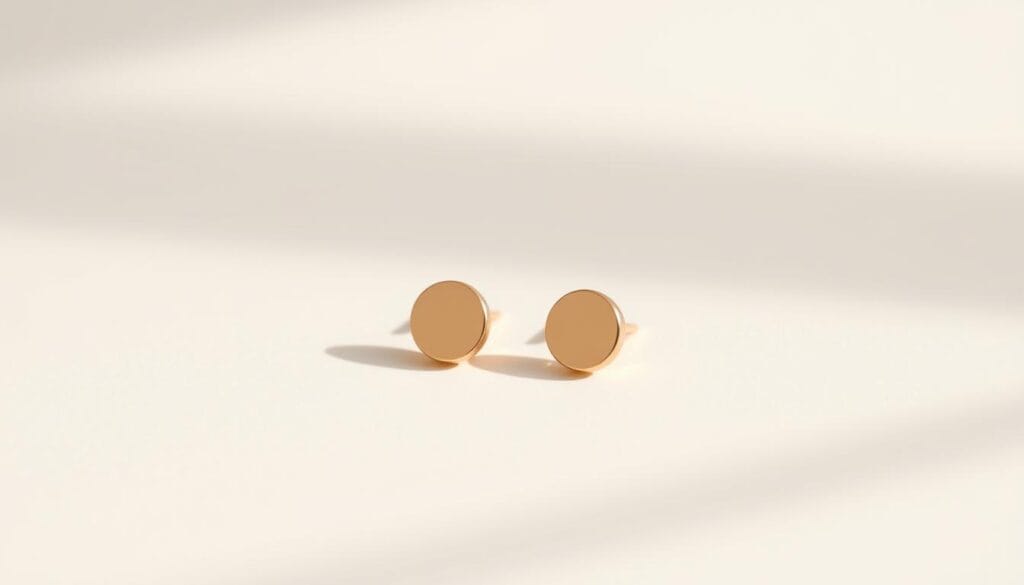 simple gold studs